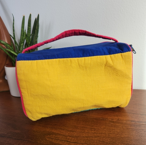 Pastel Colorblock Travel Makeup Beauty Case - Picture 6 of 9